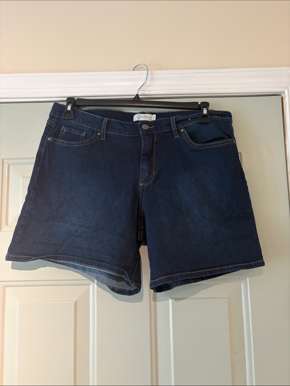 Jessica Simpson Dark Blue Denim Jean Shorts